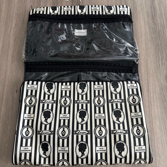 Lulu Guinness toliet/makeup travel bag organizer - Picture 6 of 6